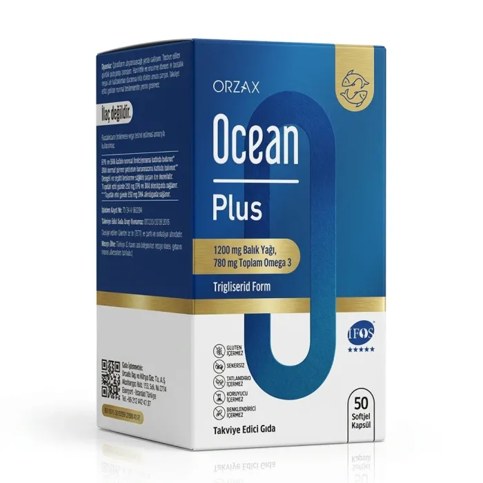 Orzax Ocean Plus 1200 mg 50 Kapsül