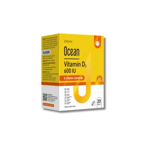 Orzax Ocean Vitamin D3 600 IU Sprey 20 ml