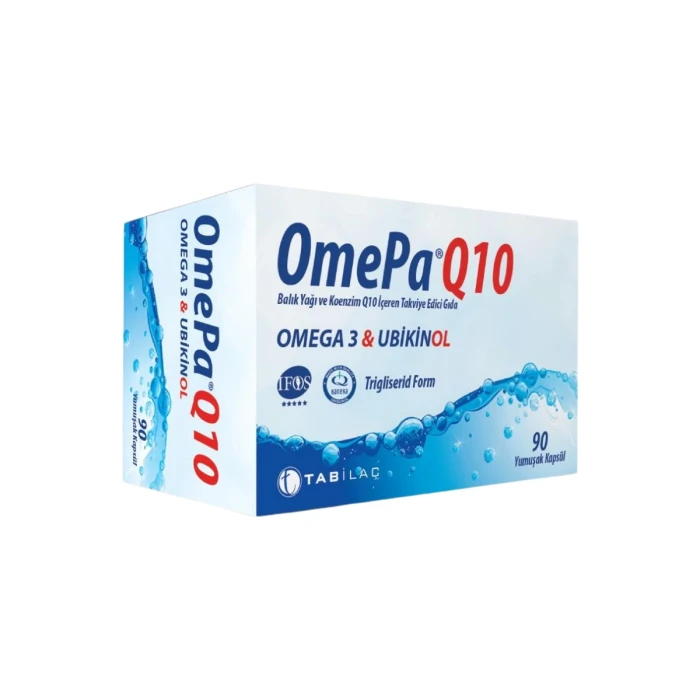 Omepa-Q10 Omega3 Ubiquinol 90 Kapsül Omepa-Q10 Omega3 Ubiquinol 90 Kapsül