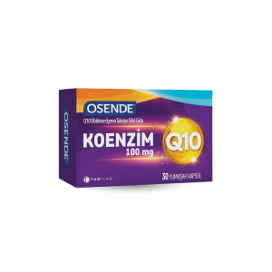 Osende Koenzim 100mg Q10 30 Yumuşak Kapsül