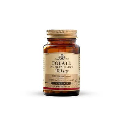 Solgar Folate (Metafolin) 400 mcg 50 Tablet