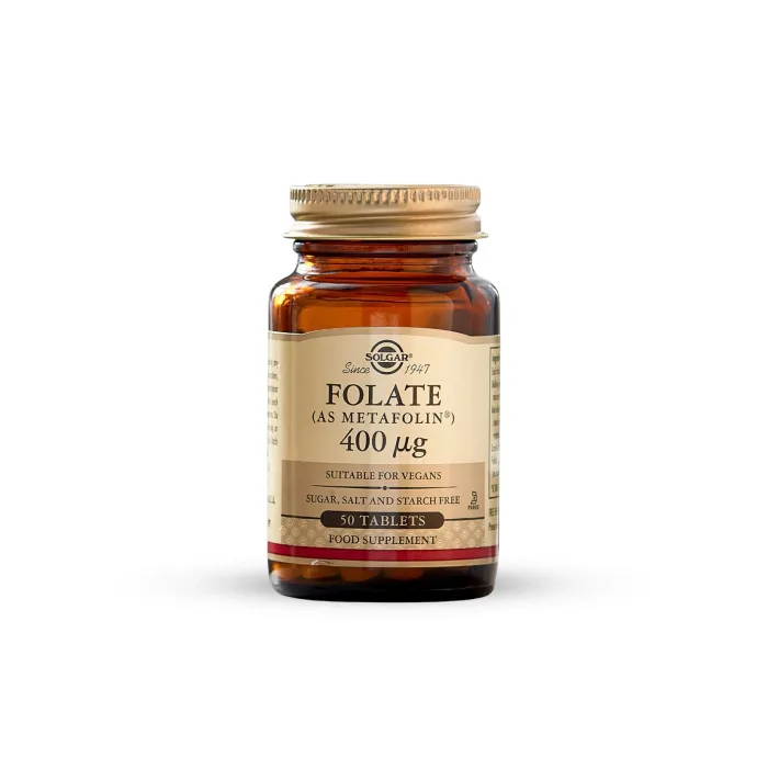 Solgar Folate (Metafolin) 400 mcg 50 Tablet