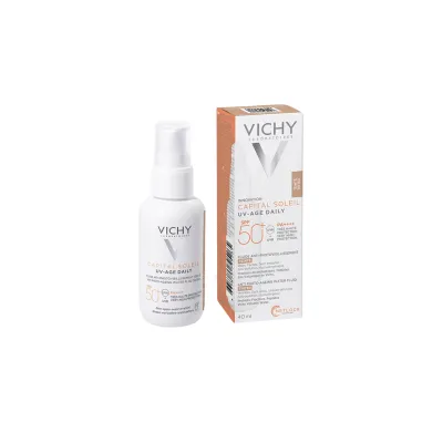 Vichy Capital Soleil UV Yaşlanma Karşıtı Güneş Kremi SPF 50 40 ml - Renkli