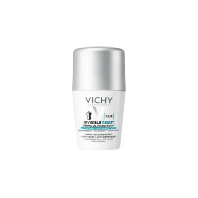 Vichy Invisible Resist Kadın Roll-On Deodorant 50 ml – İz Bırakmaz, Uzun Süre Korur, Curesel