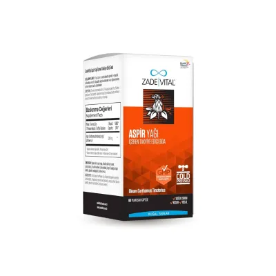 Zade Vital Aspir Yağı 60 Yumuşak Kapsül