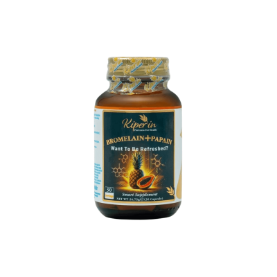 Kiperin Bromelain Papain 30 Kapsül