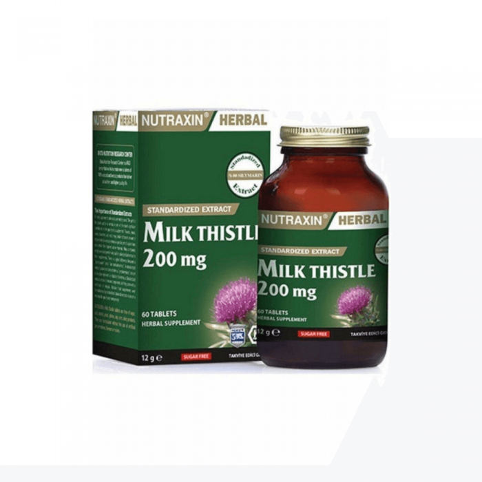Nutraxin Milk Thistle 200 mg 60 Kapsül Nutraxin Milk Thistle 200 mg 60 Kapsül