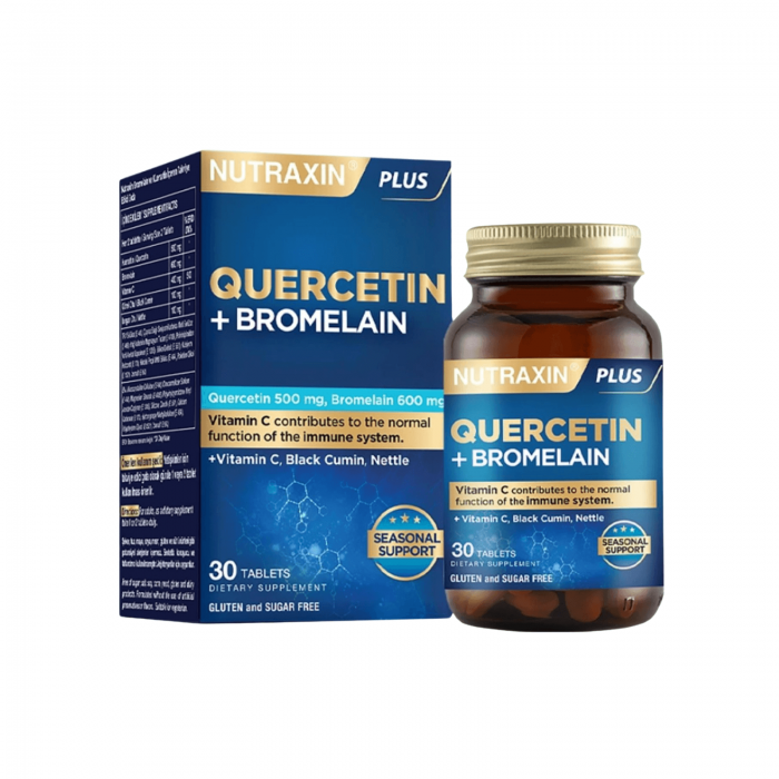 Nutraxin Quercetin Plus Bromelain 30 Tablet Nutraxin Quercetin Plus Bromelain 30 Tablet