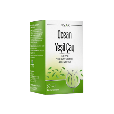 Orzax Ocean Green Tea Takviye Edici Gıda 60 Kapsül