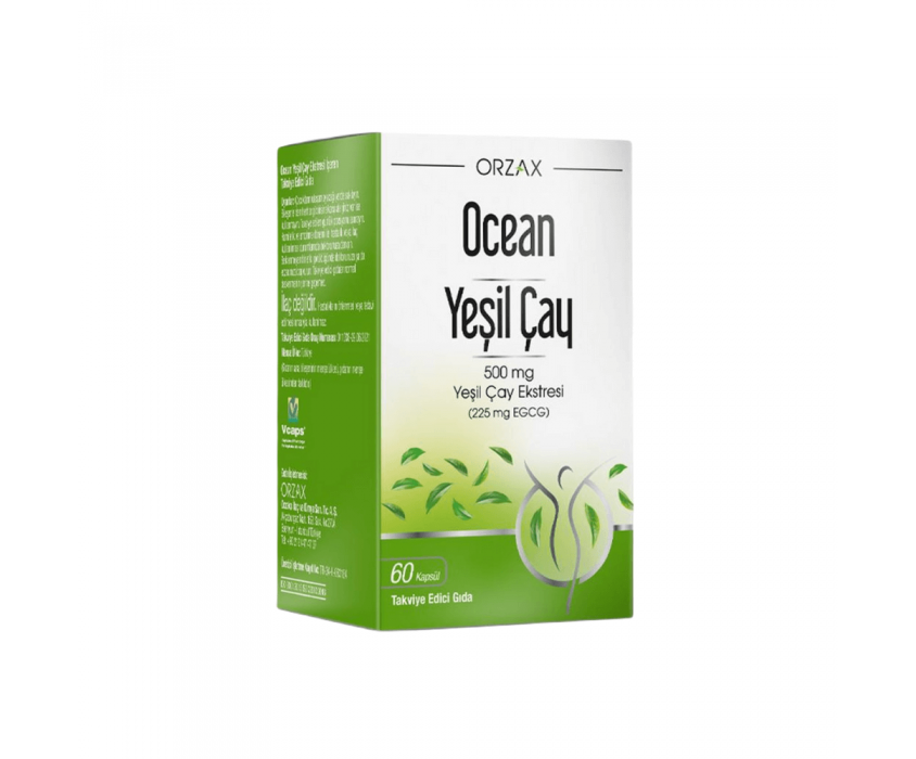 Orzax Ocean Green Tea Takviye Edici Gıda 60 Kapsül