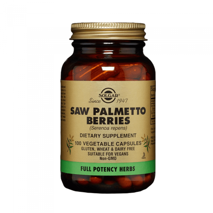 Solgar Saw Palmetto Berries 100 Kapsül Solgar Saw Palmetto Berries 100 Kapsül
