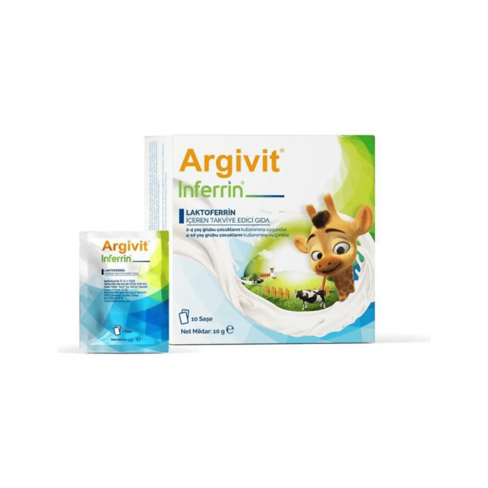Argivit Inferrin Takviye Edici Gıda 10 Saşe Argivit Inferrin Takviye Edici Gıda 10 Saşe