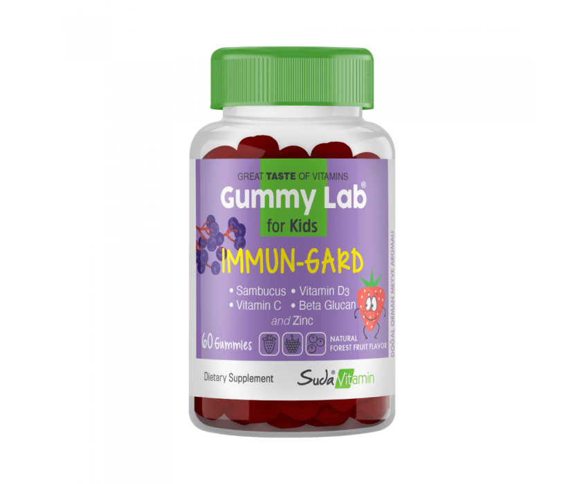Gummy Lab Immun-Gard Çocuklar İçin Orman Meyveli 60 Gummies