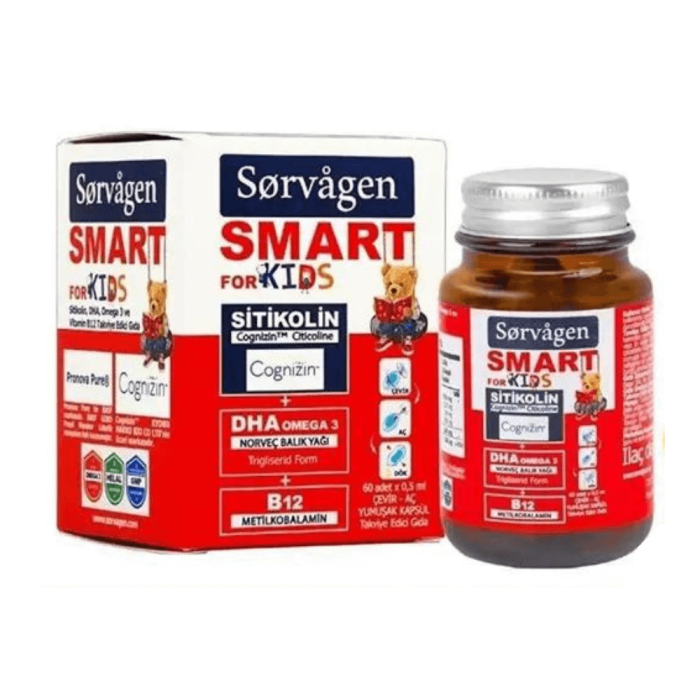 Sorvagen Smart Kids Sitikolin DHA 0,5 ml x 60 Adet