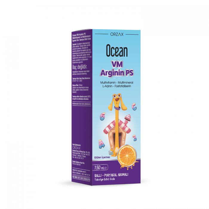 Orzax Ocean VM Arginin PS Takviye Edici Gıda 150 ml