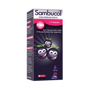 Sambucol Kids Kara Mürver + C Vitamini  Şurup 120 ml