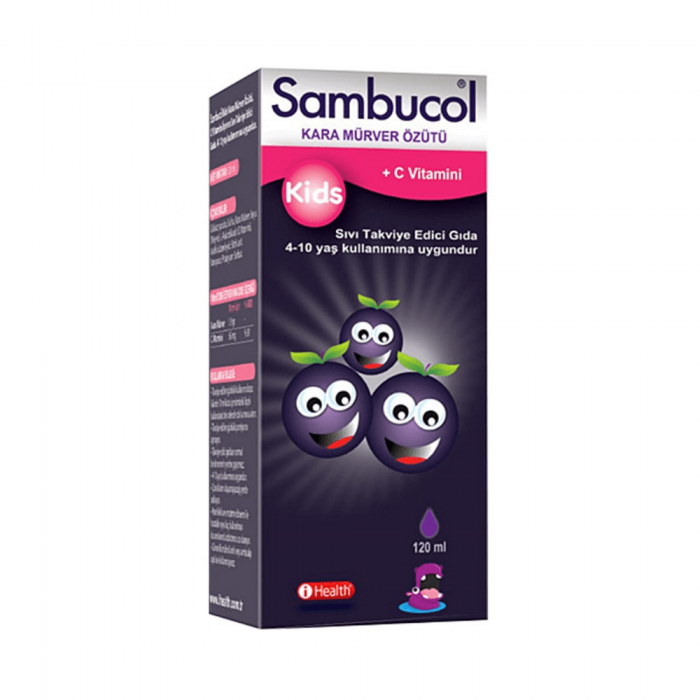 Sambucol Kids Kara Mürver + C Vitamini Şurup 120 ml Sambucol Kids Kara Mürver + C Vitamini Şurup 120 ml