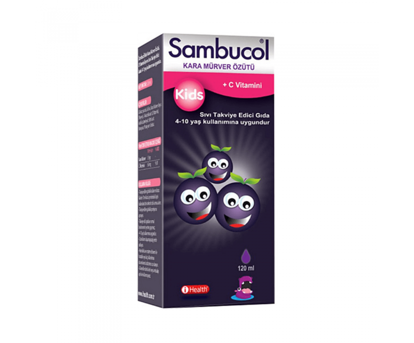 Sambucol Kids Kara Mürver + C Vitamini  Şurup 120 ml