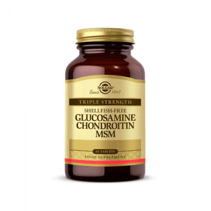 Solgar Glucosamine Chondroitin MSM 60 Tablet