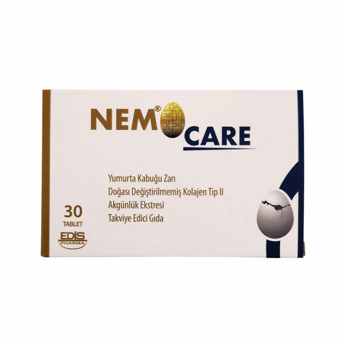 Nemocare Yumurta Kabuğu Zarı 30 Tablet Nemocare Yumurta Kabuğu Zarı 30 Tablet
