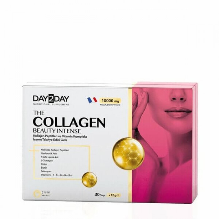 Day2Day The Collagen Beauty Intense Çilek Aromalı 30 Saşe Day2Day The Collagen Beauty Intense Çilek Aromalı 30 Saşe