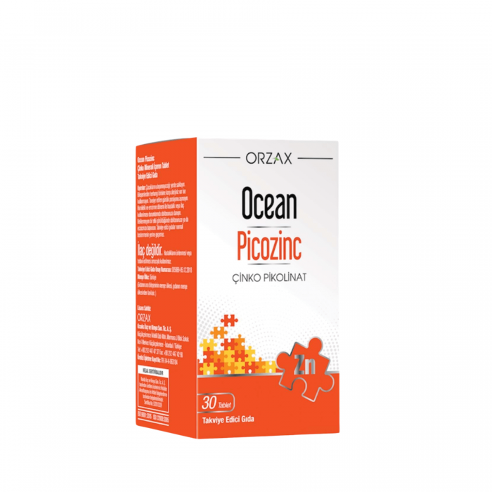 Orzax Ocean Picozinc Çinko Pikolinat 30 Tablet