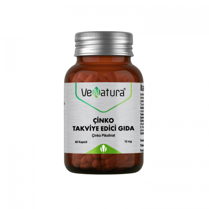 Venatura Çinko 15 mg 60 Kapsül Venatura Çinko 15 mg 60 Kapsül