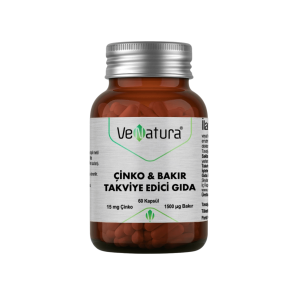 Venatura Çinko Bakır 60 Kapsül