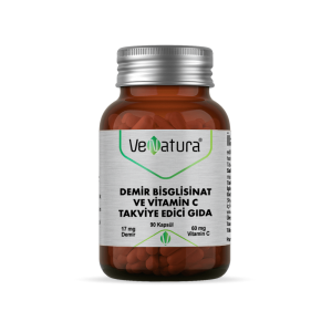 Venatura Demir Bisglisinat Vitamin C 90 Kapsül