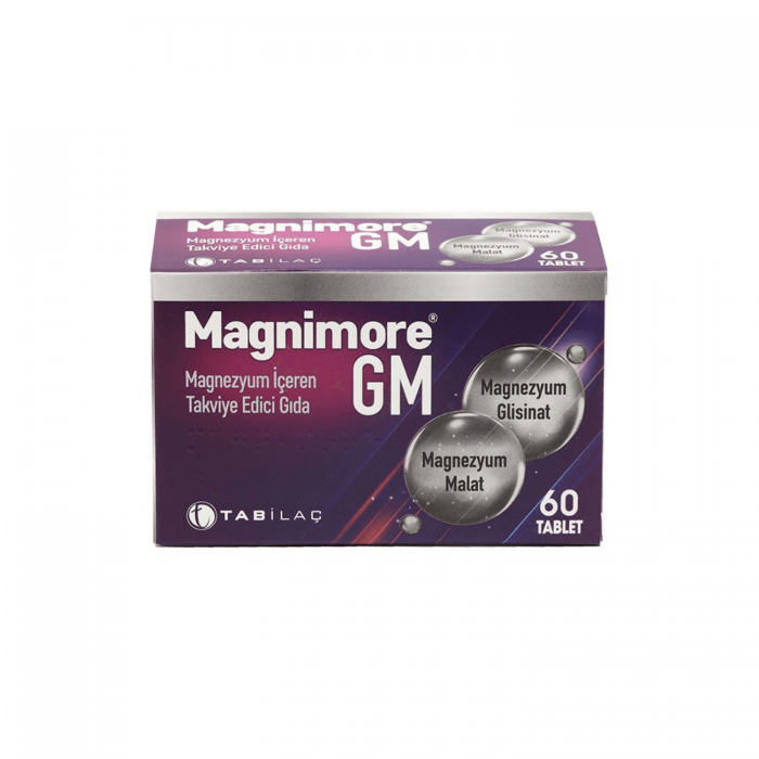 Magnimore GM Magnezyum 60 Tablet Magnimore GM Magnezyum 60 Tablet