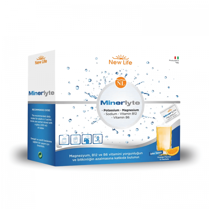 New Life Minerlyte Magnezyum 12 Şase New Life Minerlyte Magnezyum 12 Şase