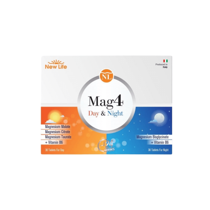 New Life Mag4 Day Night 60 Tablet New Life Mag4 Day Night 60 Tablet