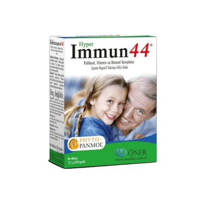 Hyper Immun44 Vitamin ve Mineral Takviye Edici Gıda 30 Kapsül