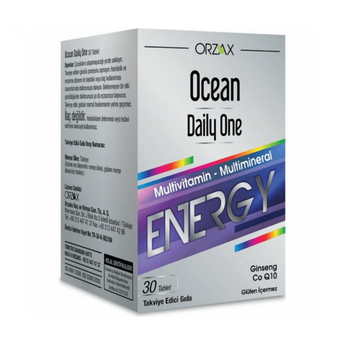Orzax Ocean Daily One Energy 30 Tablet Orzax Ocean Daily One Energy 30 Tablet