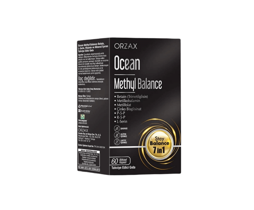 Orzax Ocean Methyl Balance 60 Kapsül