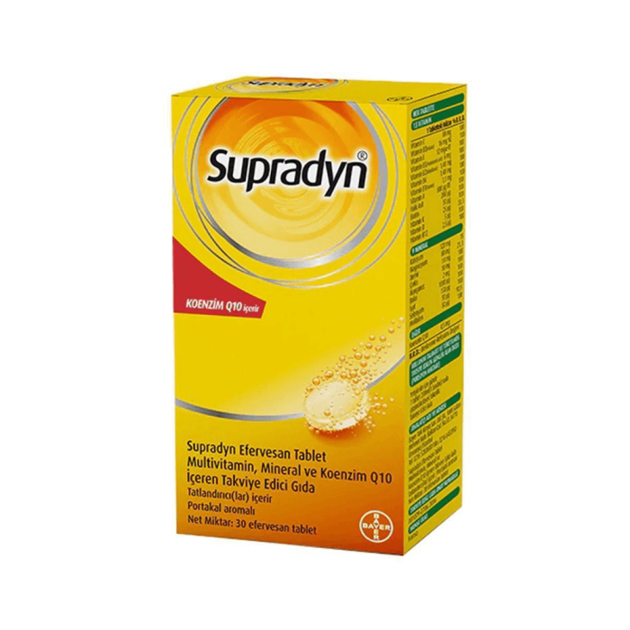 Supradyn Koenzim Q10 30 Efervesan Tablet Supradyn Koenzim Q10 30 Efervesan Tablet