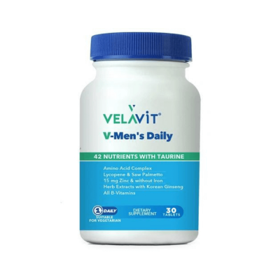 Velavit V-Mens Daily Takviye Edici Gıda 30 Tablet