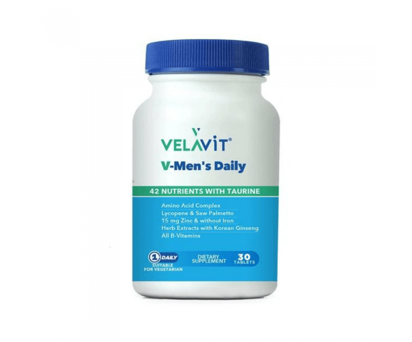 Velavit V-Mens Daily Takviye Edici Gıda 30 Tablet