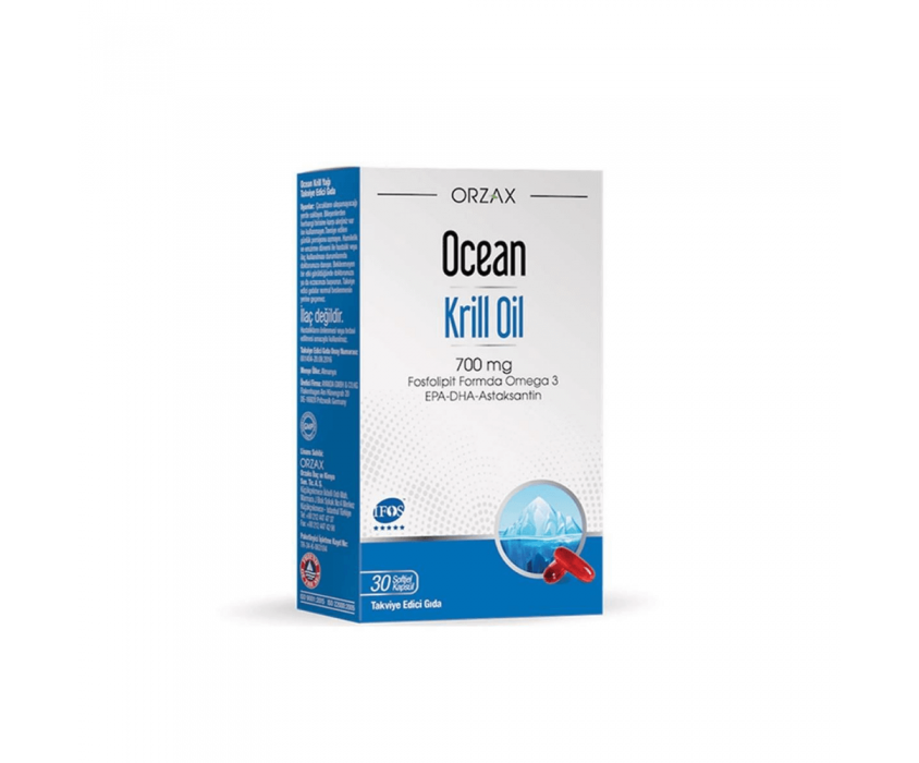 Orzax Ocean Krill Oil 30 Kapsül