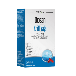 Orzax Ocean Krill Oil 500 mg 30 Kapsül