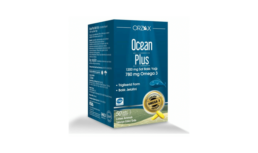 Orzax Ocean Plus 1200 mg 50 Kapsül
