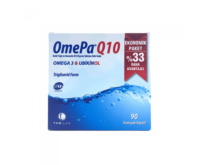 Omepa-Q10 Omega3 Ubiquinol 90 Kapsül
