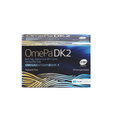 Omepa DK2 Omega 3 - Vitamin D - Menaq7 50 Yumuşak Kapsül