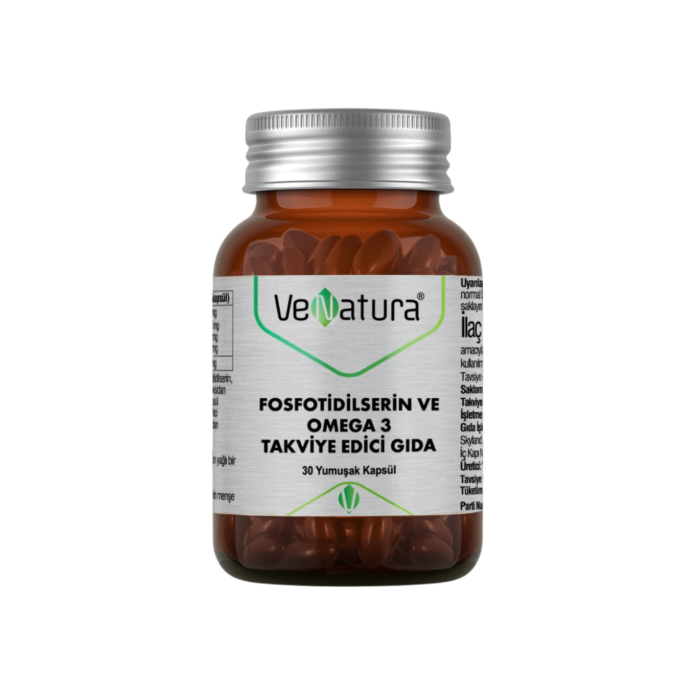 Venatura Fosfotidilserin ve Omega-3 30 Yumuşak Kapsül Venatura Fosfotidilserin ve Omega-3 30 Yumuşak Kapsül