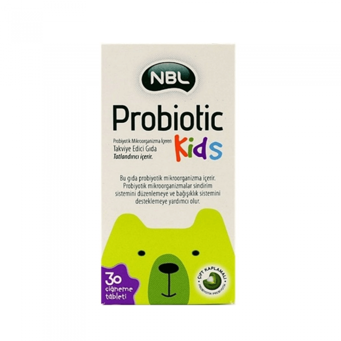 NBL Probiotic Kids 30 Çiğneme Tableti NBL Probiotic Kids 30 Çiğneme Tableti