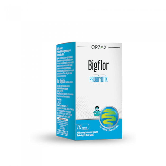 Orzax Bigflor Probiyotik 10 Kapsül Orzax Bigflor Probiyotik 10 Kapsül