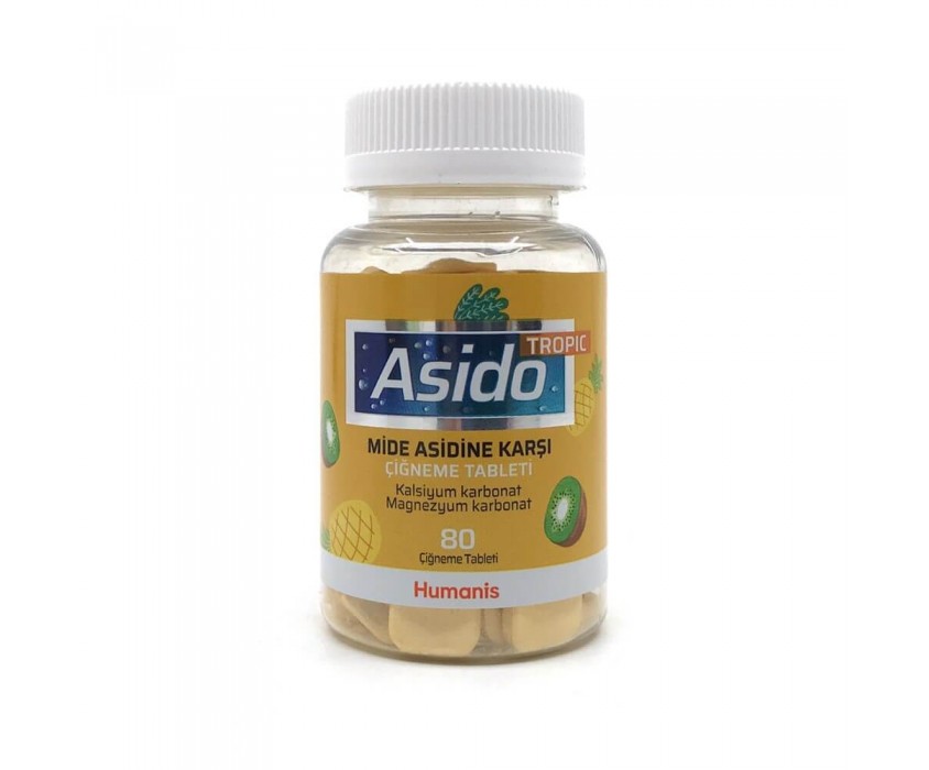 Asido Tropic 80 Çiğneme Tableti