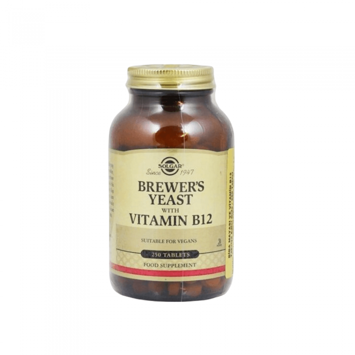 Solgar Brewer's Yeast with Vitamin B12 250 Tablet Solgar Brewer's Yeast with Vitamin B12 250 Tablet