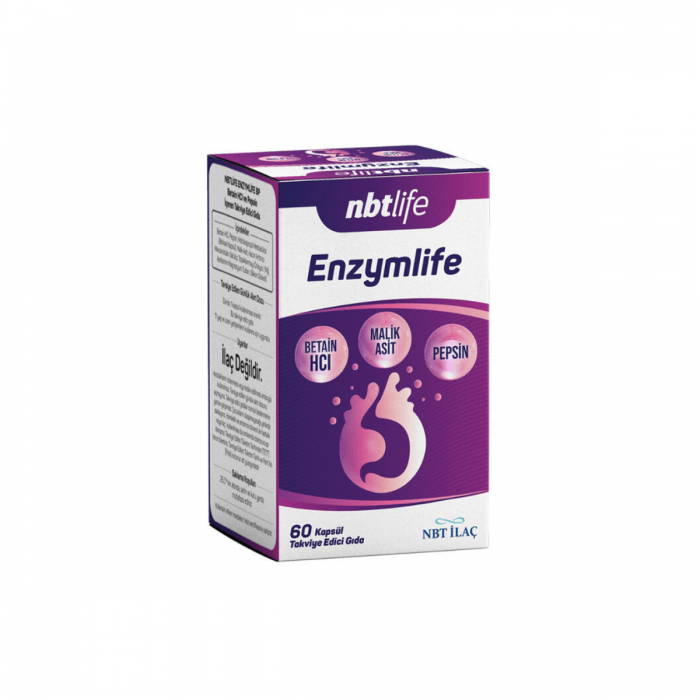 Nbt Life Enzymlife Takviye Edici Gıda 60 Kapsül Nbt Life Enzymlife Takviye Edici Gıda 60 Kapsül