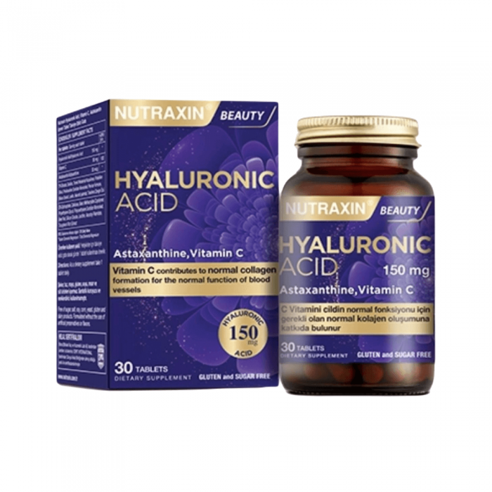 Nutraxin Hyaluronik Asit Takviye Edici Gıda 30 Tablet Nutraxin Hyaluronik Asit Takviye Edici Gıda 30 Tablet